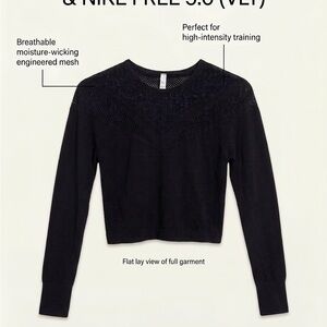 Nike Black Long Sleeve Women's Top